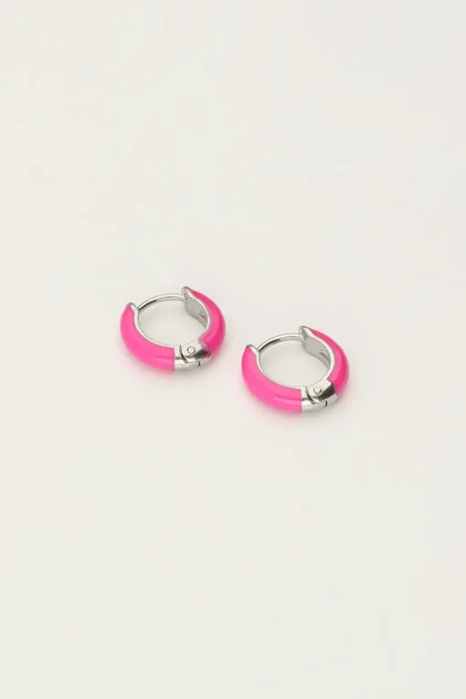 Candy Oorringen Klein Roze