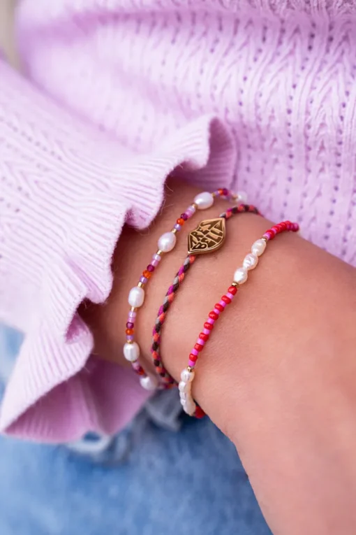 Candy Rode Armband Très Belle
