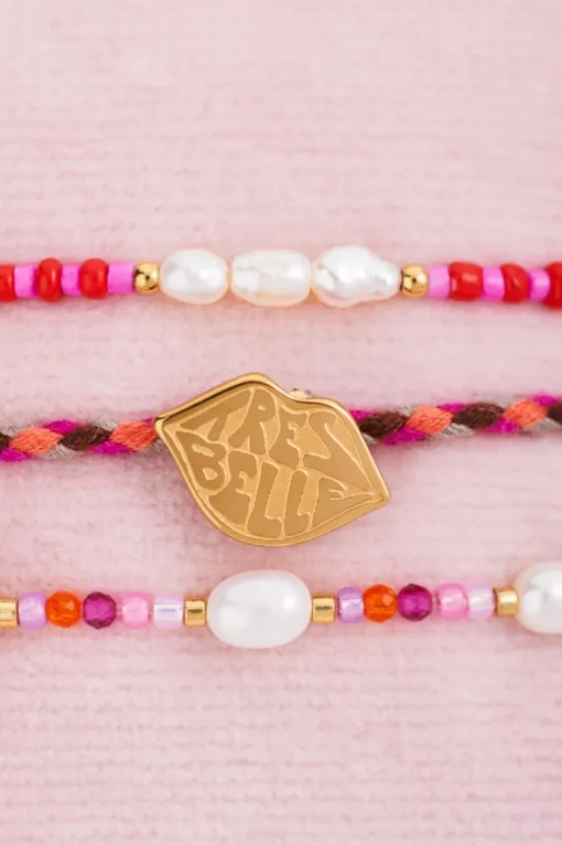 Candy Rode Armband Très Belle
