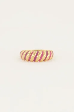 Candy Roze Gedraaide Ring