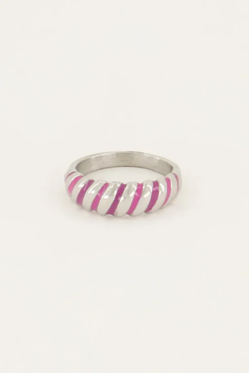 Candy Roze Gedraaide Ring