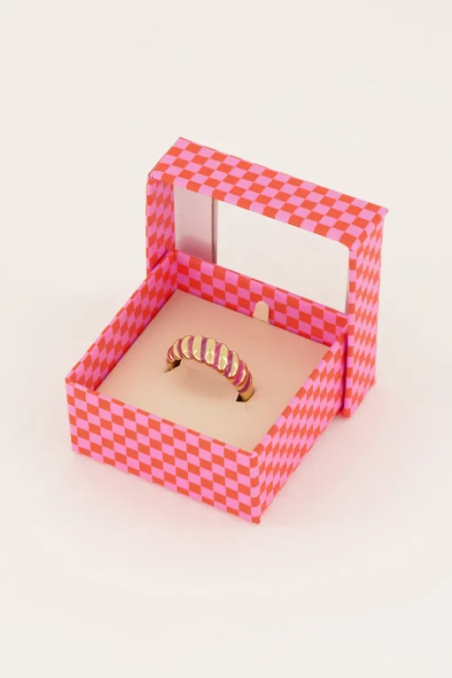 Candy Roze Gedraaide Ring