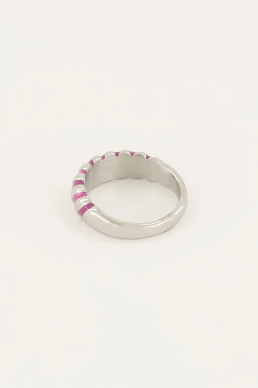 Candy Roze Gedraaide Ring