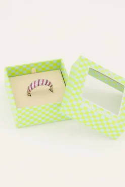Candy Roze Gedraaide Ring