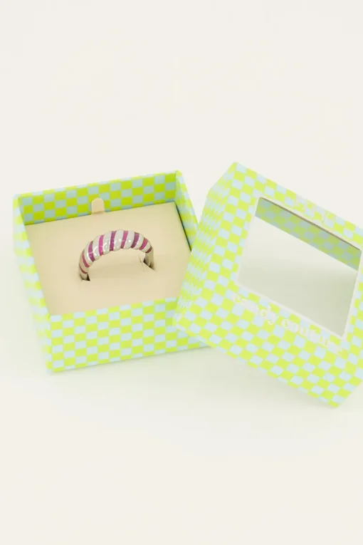 Candy Roze Gedraaide Ring
