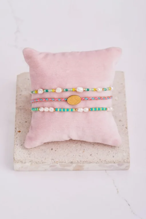 Candy Roze Multikleur Armband Très Belle