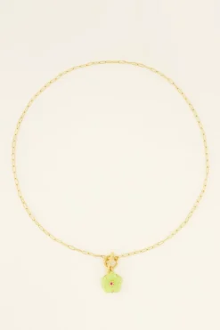 Casa Fiore Ketting Met Lime Hibiscus Bloem