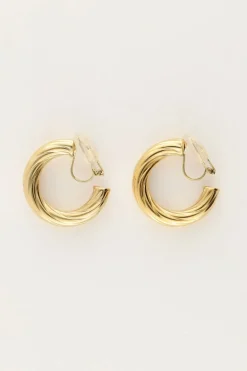 Clip Oorringen Klein Met Chunky Twist
