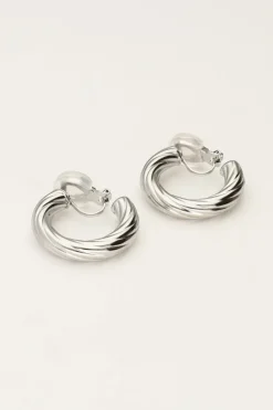 Clip Oorringen Klein Met Chunky Twist