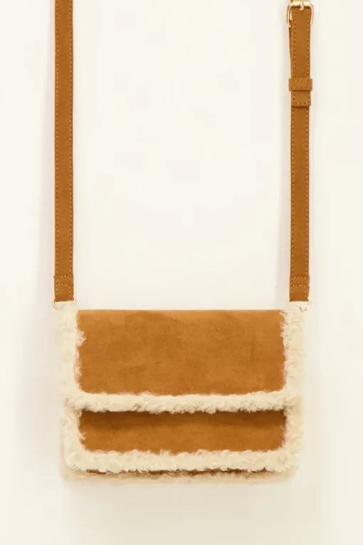 Cognac Crossbody Tas Teddy