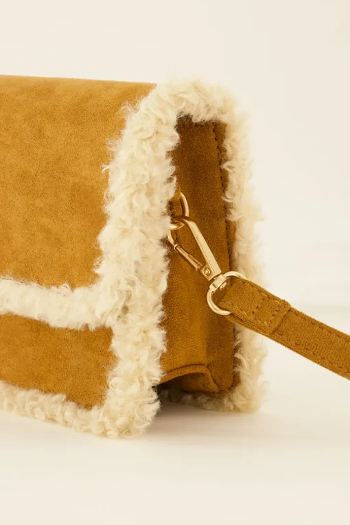 Cognac Crossbody Tas Teddy