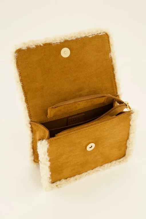 Cognac Crossbody Tas Teddy