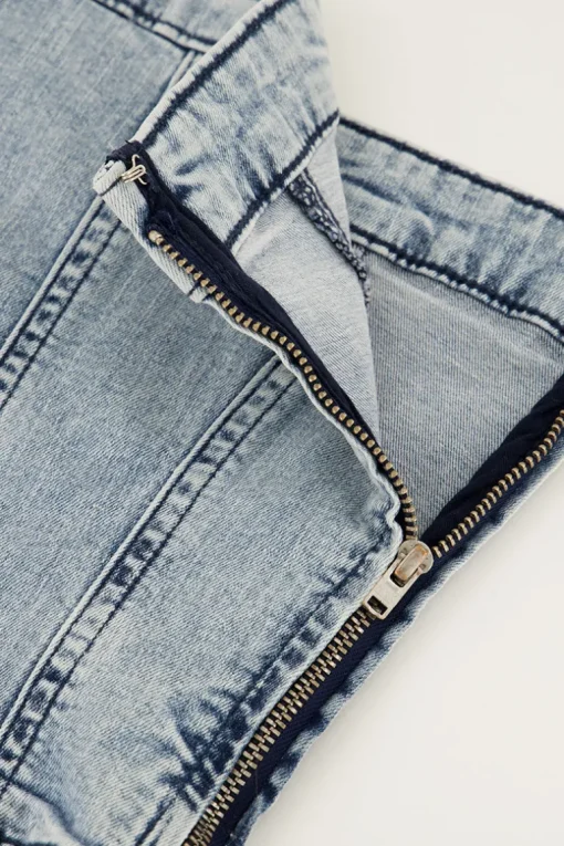 Denim Blauwe Corset Top