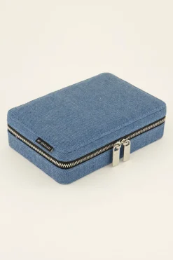Denim Sieraden Etui