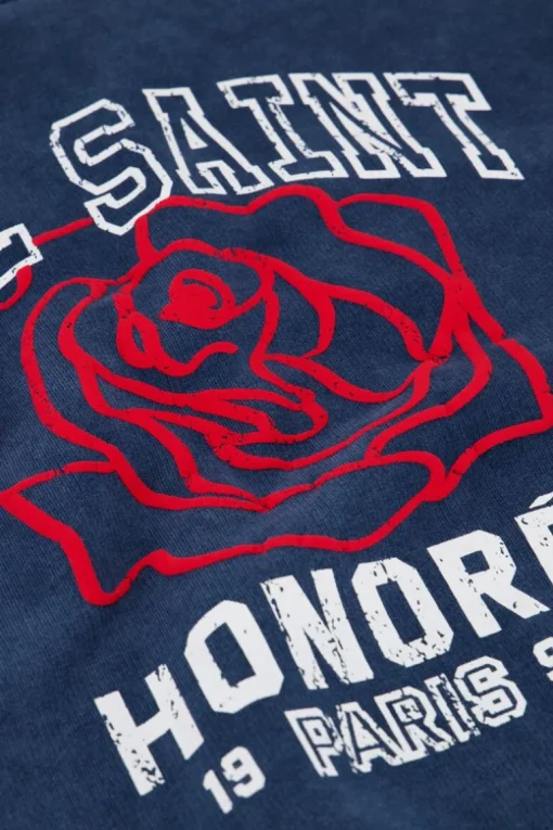 Donkerblauwe Sweater "Rue Saint Honoré"
