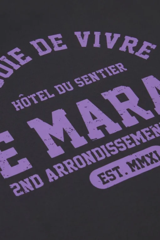 Donkergrijs T-shirt Le Marais