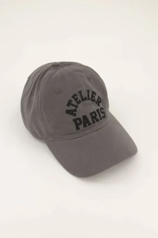 Donkergrijze Pet "Atelier Paris"