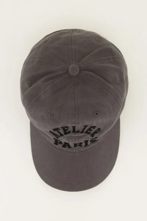 Donkergrijze Pet "Atelier Paris"