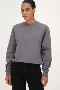 Donkergrijze Sweater "Rue Du Rendez Vous"