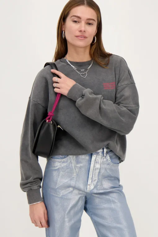 Donkergrijze Sweater The Journey