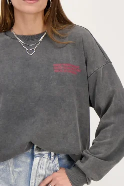 Donkergrijze Sweater The Journey