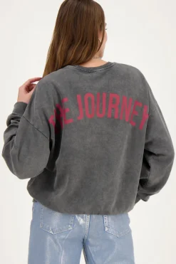 Donkergrijze Sweater The Journey