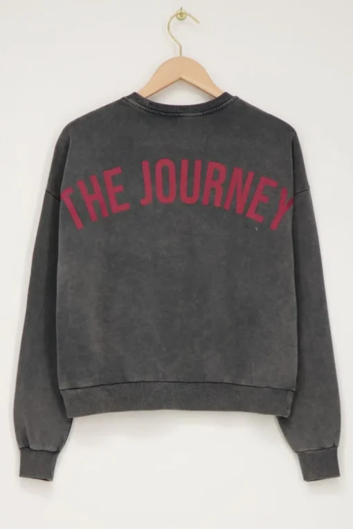 Donkergrijze Sweater The Journey