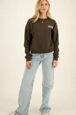 Donkergroene Sweater The Journey