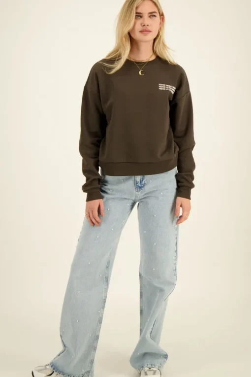 Donkergroene Sweater The Journey