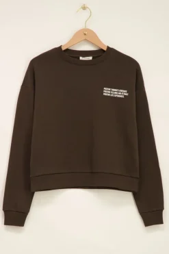 Donkergroene Sweater The Journey