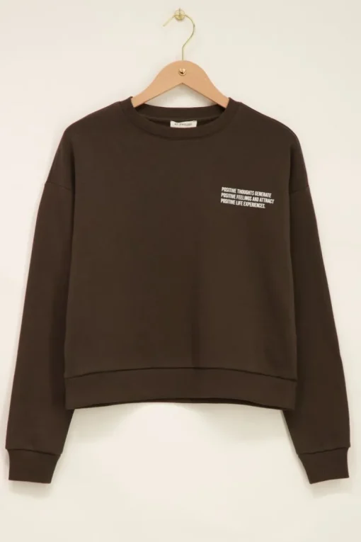Donkergroene Sweater The Journey