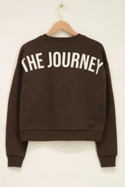 Donkergroene Sweater The Journey