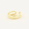 Earcuff Dubbele Ringetjes