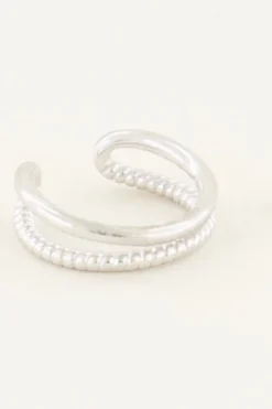 Earcuff Dubbele Ringetjes