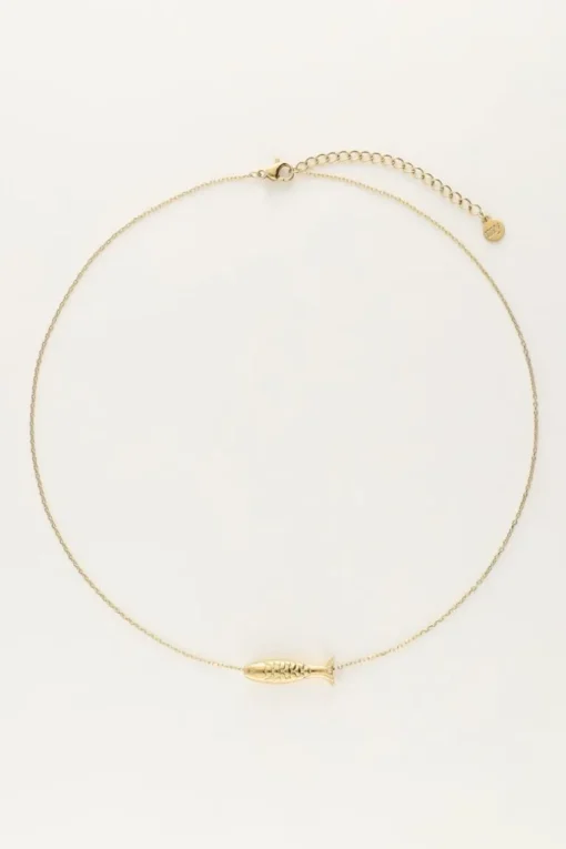 Fijne Ketting Met Vis Bedel