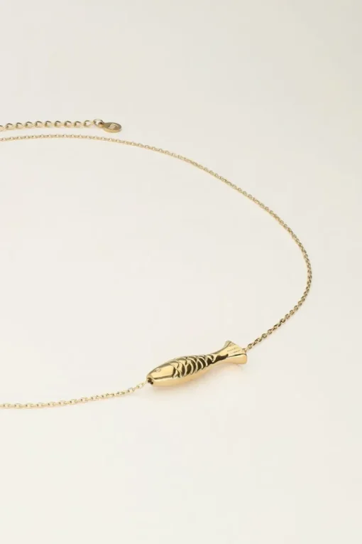 Fijne Ketting Met Vis Bedel