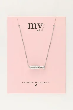 Fijne Ketting Met Vis Bedel