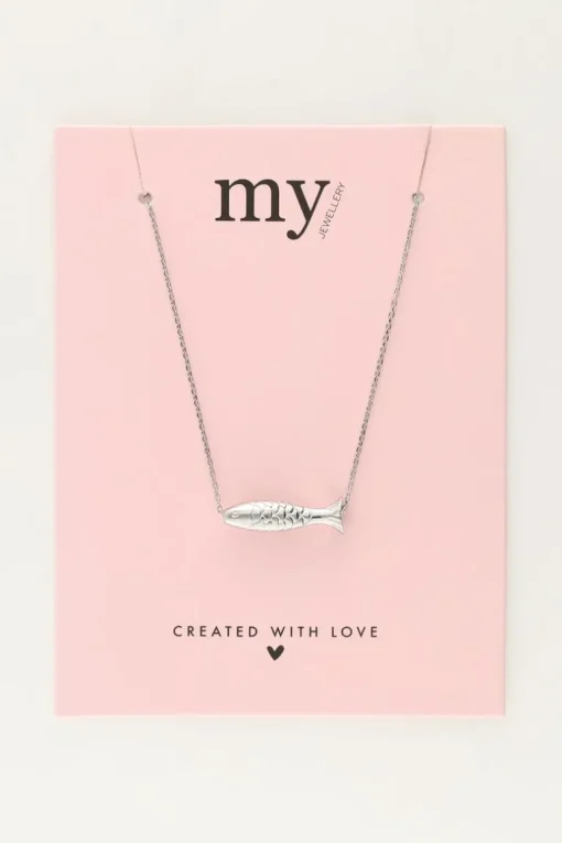Fijne Ketting Met Vis Bedel