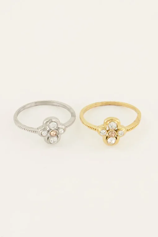 Flower Ice Cubes Ring