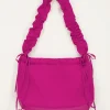 Fuchsia Shopper Met Ruffles