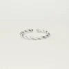 Gedraaide Ring Met Wit