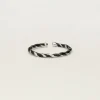 Gedraaide Ring Met Zwart