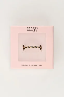 Gedraaide Ring Met Zwart