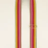 Gestreepte Multikleur Bag Strap Met Lurex