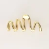 Gouden Haarclip Met Twist