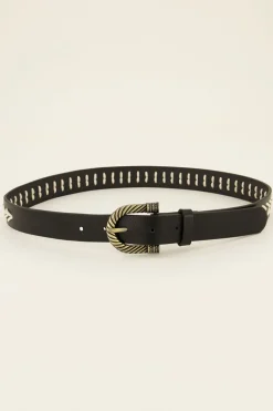 Gouden Riem Met Zigzag Patroon
