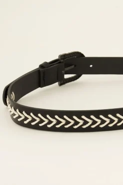 Gouden Riem Met Zigzag Patroon