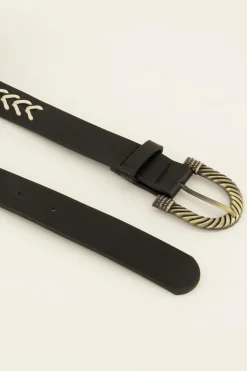 Gouden Riem Met Zigzag Patroon