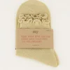 Gouden Sokken Met Lurex En Ruffle