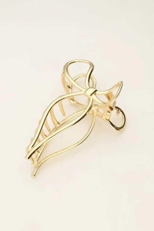 Gouden Strik Haarclip